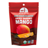 Organic Dark Chocolate Dipped Dried Mango: 3 OZ