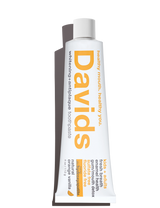 Davids kids + adults nano-hydroxyapatite premium toothpaste / orange vanilla