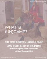 SUMMER (UN)CAMP with KIDCO - More Info