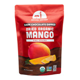 Organic Dark Chocolate Dipped Dried Mango: 3 OZ