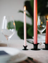Dark Pink Danish Taper Candle | 12 Pack: 10" Taper