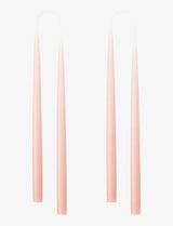 Powder Pink Danish Taper Candle | 12 Pack: 12" Taper