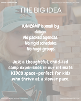SUMMER (UN)CAMP with KIDCO - More Info