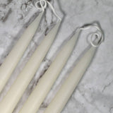 18 Inch Off White Danish Taper Candle | 12 Pack