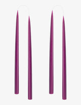 Dark Heather Danish Taper Candle | 12 Pack: 10" Taper