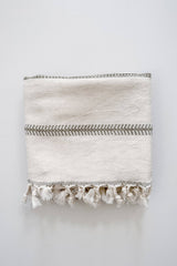 Olive Stitched Throw Blanket