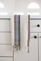 Brown Cream Nomad Hand Towel