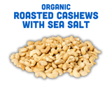 Organic Roasted Cashews with Sea Salt: 4 OZ
