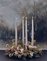 Flax Danish Taper Candle | 12 Pack: 10" Taper